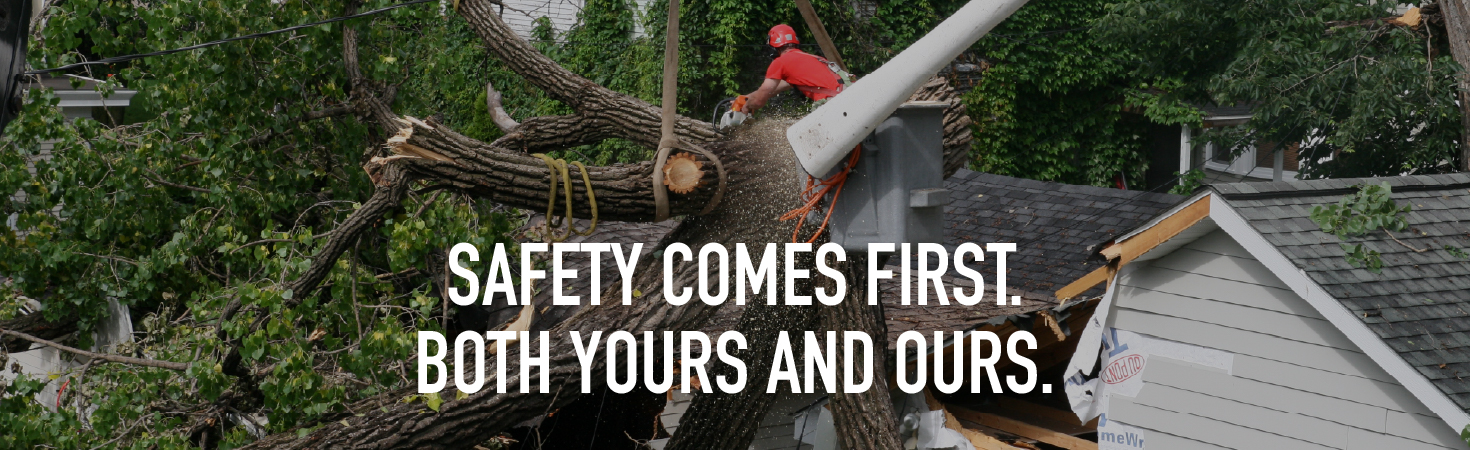 Safety comes first. Both your and ours.